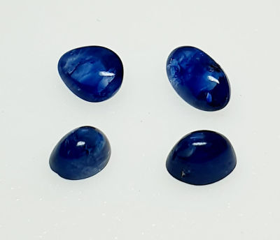 לוט 4 ספירי נחלים מלוטשות , 8.2 קראט , טבעיות מכספת באחריות מלאה