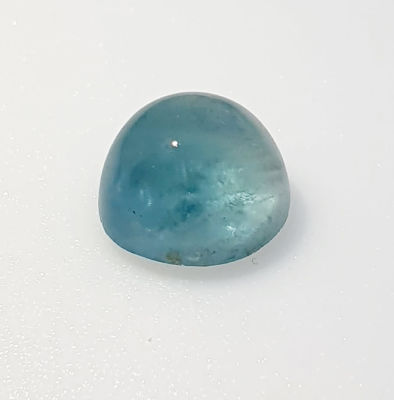 אבן אקוומרין מלוטשת יפהפיה וגדולה , 13.4 קראט, נהדררת לשיבוץ ,טבעית מכספת באחריות 