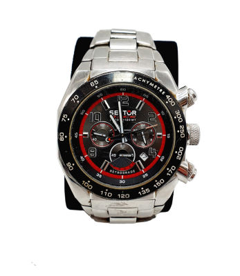 שעון SECTOR לגבר , מנגנון קוורץ ,גדול , יפהפה ומרשים , שמור מאוד, מצב עבודה , קוטר 