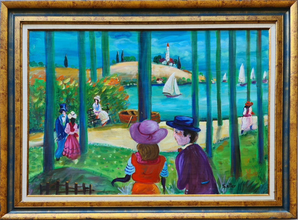 SHLOMO ALTER - Technique: Oil on canvas 
Size: 60x86