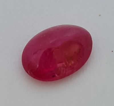 אבן רובי בורמה מלוטשת, 2 קראט, צבע נהדר, טבעית מהכספת באחריות מלאה