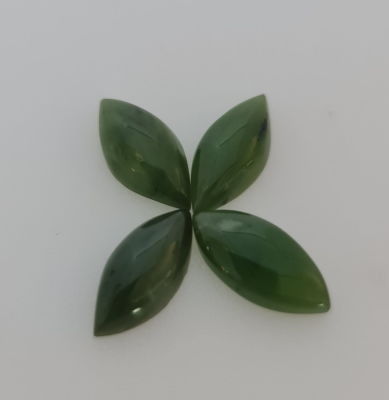 לוט 4 אבני ג'ייד מלוטשות, 13 קראט, טבעיות מהכספת באחריות מלאה