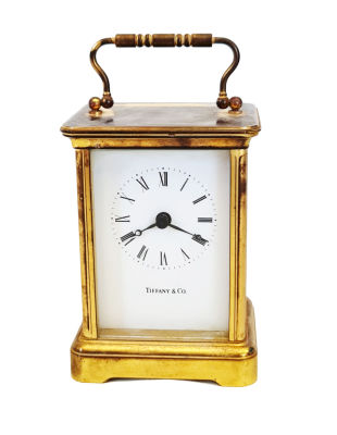 שעון מסעות חתום TIFFANY , הקדשה מאחרו , מנגנון סוללה, לא במצב עבודה