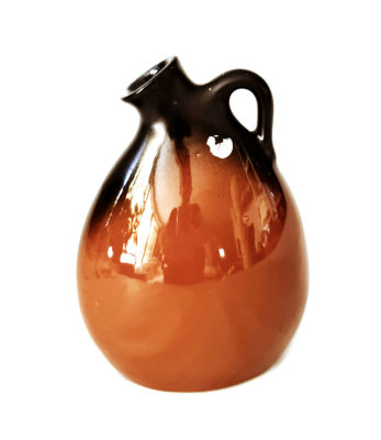 כלי קרמיקה תוצרת לפיד , האמנית אליזבט כהן , מהעבודות הראשונות משנות ה 40 , גובה 