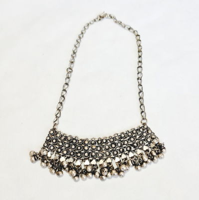 ענק כלה עתיק מכסף(יתכן נמוך) עבודת אמן ,חוליות שזורות בכדורים , 13x5 לא כולל 