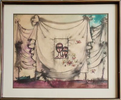 YOSSI STERN - Technique: Ink and water on paper Size: 38x48