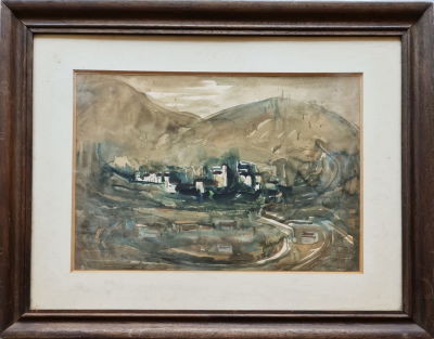 YOSEF KOSSONOGI - Technique: Watercolor on paper Size: 33x48