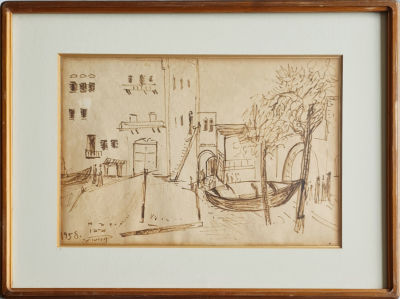 YOSEF KOSSONOGI - Technique: Marker on paper Size: 33x48 Date: 1958