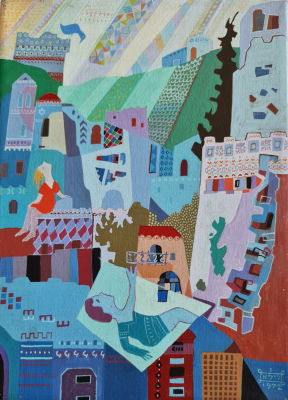 RAFAEL RILLA - Technique: Oil on canvas Size: 33x24 Date: 1972