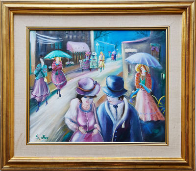 SHLOMO ALTER - Technique: Oil on Artist canvas Size: 51x61