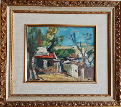 ZVI SHOR - Technique: Oil on cardboard Size: 32X40