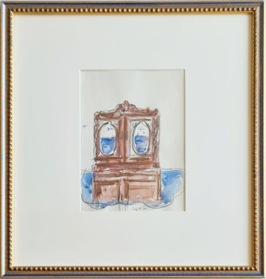 YOSL BERGNER - Technique: Watercolor on paper Size: 24x16