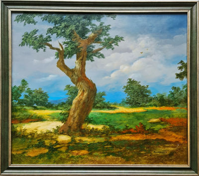 MONY LEIBOVICH - Technique: Oil on wood Size: 47x55