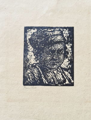 YOSEF BUDKO - Technique: Hand-signed woodcut Size: 21x17