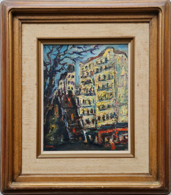 ITZHAK FRENKEL FRENEL - Technique: Oil on canvas Size: 27x22