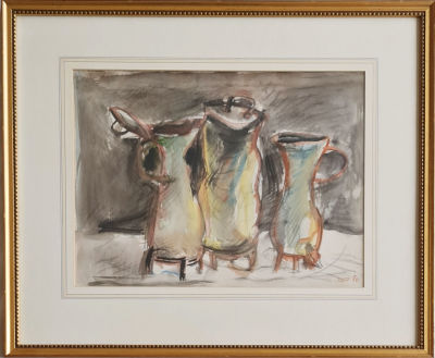 YOSL BERGNER - Technique: Watercolor on paper Size: 33x42