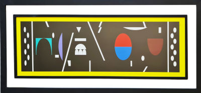 YAAKOV AGAM - Technique: Handsigned lithograph 122/200 Size: 130x45