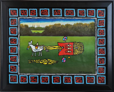 MEIR PICHHADZE - Technique: Oil on canvas Size: 40x50 Date: 1995