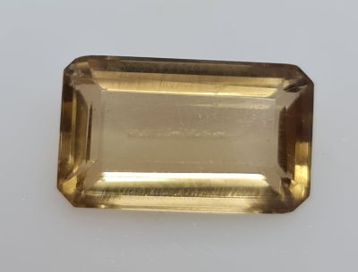 אבן סיטרין מלוטשת, 7.8 קראט, טבעית מהכספת באחריות מלאה