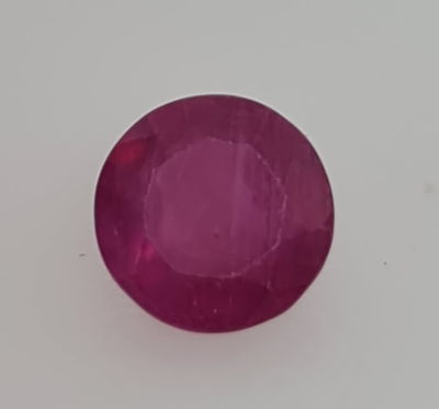 אבן פינק רובי מלוטשת, 1.2 קראט, טבעית מהכספת באחריות מלאה