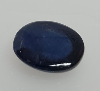 אבן ספיר ציילוני מלוטשת, 3.3 קראט, יפהפיה, טבעית מהכספת באחריות מלאה