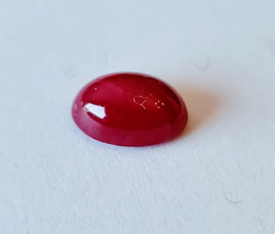 אבן רובי בורמה מלוטשת, 1.8 קראט, טבעית מהכספת באחריות מלאה