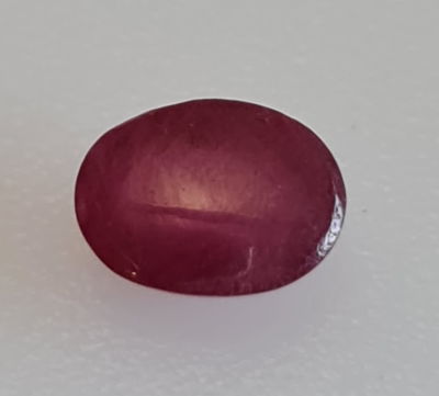 אבן רובי בורמה מלוטשת, 2.3 קראט, טבעית מהכספת באחריות מלאה