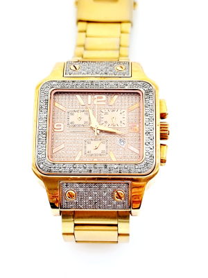 שעון TECHNO JPM CHRONOGRAPH משולב המון יהלומים קטנים , אנחנו מעריכים לפחות 2 