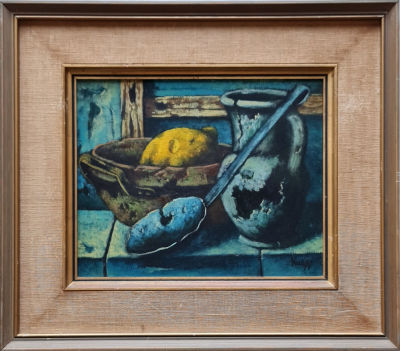 ZEEV KUN - Technique: Oil on canvas Size: 24x27