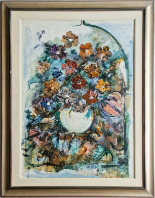 IRIT KALECHMAN - Technique: Oil on cardboard Size: 100x70 Date: 95