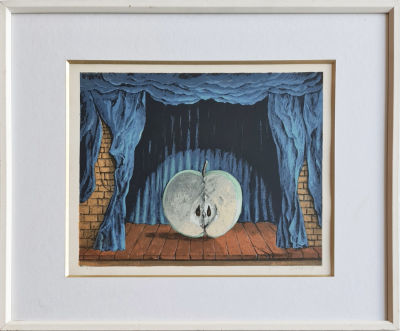 YOSL BERGNER - Technique: A hand-signed lithogram A.P. Size: 32x38