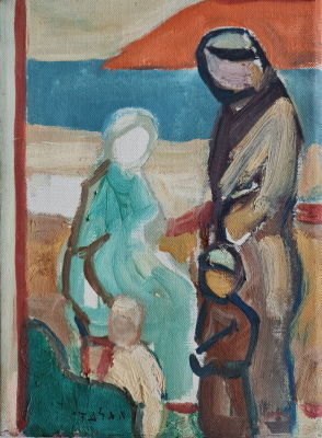 AHARON GILADI - Technique: Oil on canvas Size: 33x24