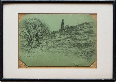 LEOPOLD KRAKAUER - Technique: Charcoal on paper Size: 21x30