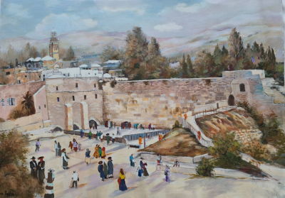 ZINA ROITMAN - Technique: Oil on canvas Size: 70x100