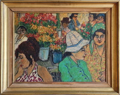 DAVID AZUZ - Technique: Oil on canvas Size: 60x65