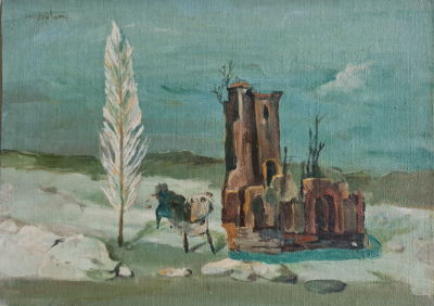 DAVID MESHULAM - Technique: Oil on artist canvas Size: 25x36