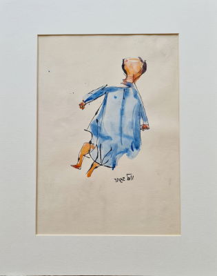 YOSL BERGNER - Technique: Watercolor on paper Size: 34x24