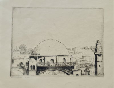 HERMAN STRUCK - Technique: Engraving on 20/50 paper Size: 18X22