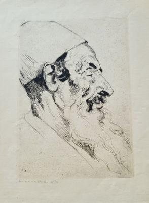 HERMAN STRUCK - Technique: Engraving on 29/50 paper Size: 30X22