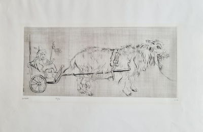 MORDECHAI MOREH - Technique: Engraving 69/90 Size: 50x65