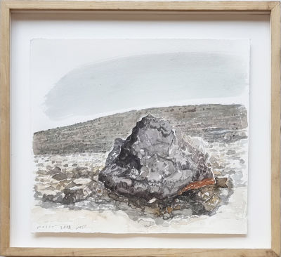 AVRAHAM PESO - Technique: Watercolor on paper Size: 33x36 Date: 2008