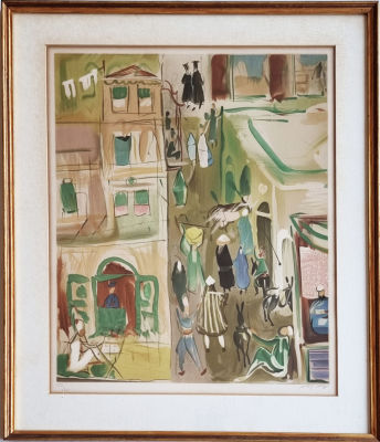 NAHUM GUTMAN - Technique: Hand-signed lithograph Size: 53x40