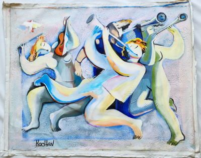 MICHAEL KACHAN - Technique: Oil on canvas Size: 80x100