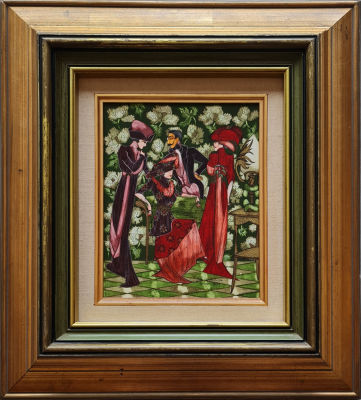 MIRIAM DAUBER - Technique: Oil on wood Size: 25x20 Date: 1991