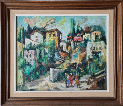 YEHUDA RODAN - Technique: Oil on canvas Size: 55x56