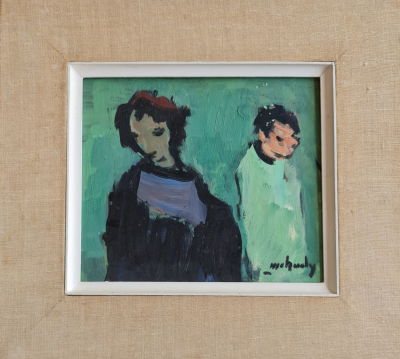 MOSHE MOKADY - Technique: Oil on board Size: 22X24