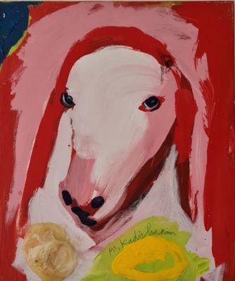 MENASHE KADISHMAN - Technique: Acrylic on canvas Size: 60X50