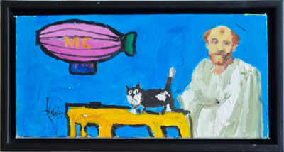 LEO RAI - Technique: Oil on canvas Size: 20X40