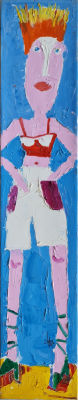 LEO RAI - Technique: Oil on canvas Size: 100x20