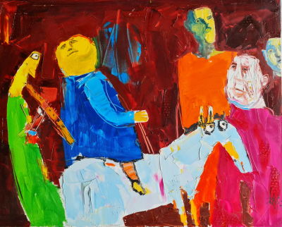 LEO RAI - Technique: Oil on canvas Size: 80x100